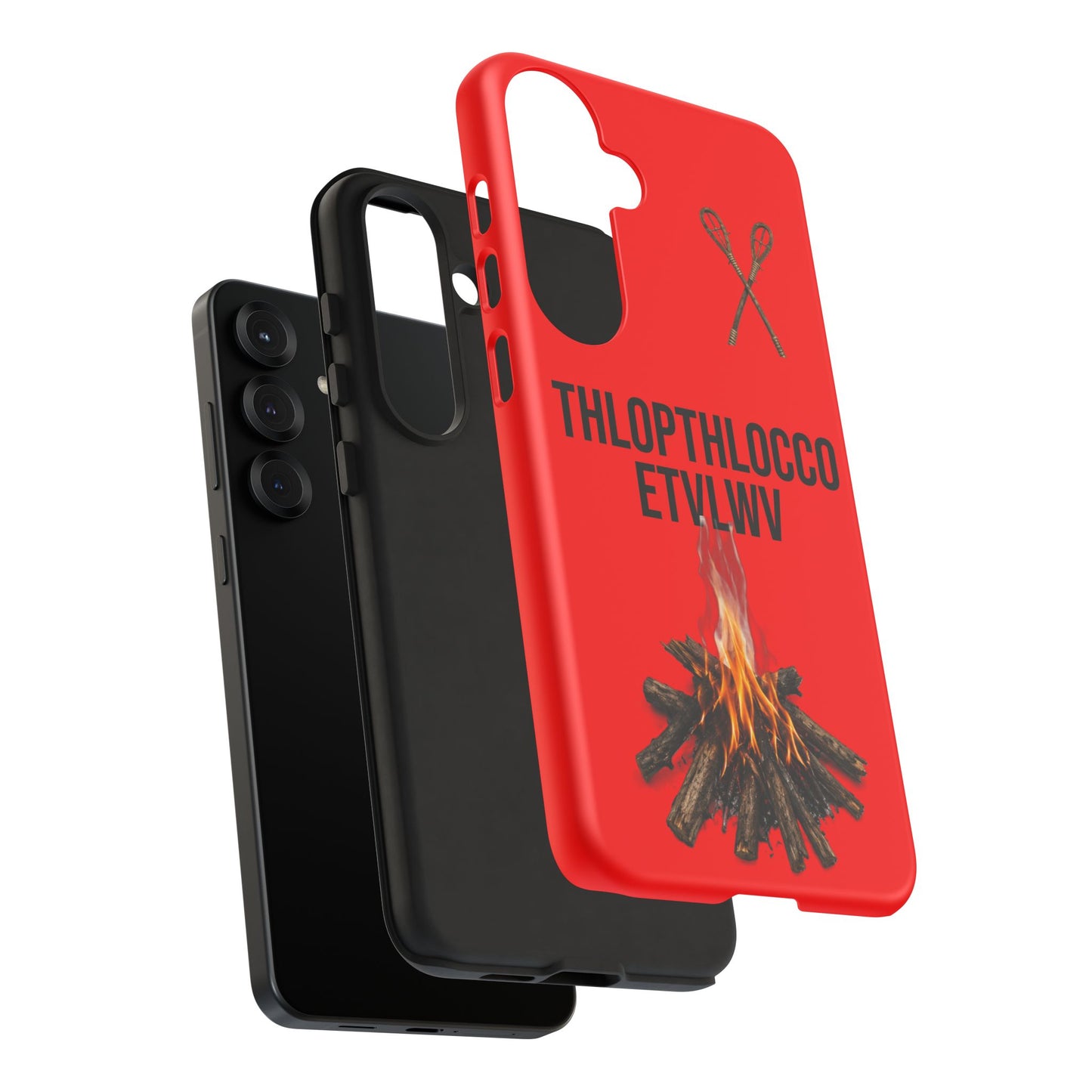 Thlopthlocco Protective Phone Case —  Text "THLOPTHLOCCO ETVLWV"