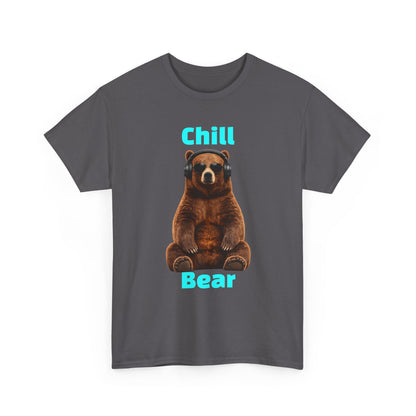 Chill Bear Tee — Cute Relaxed Bear Graphic T-Shirt