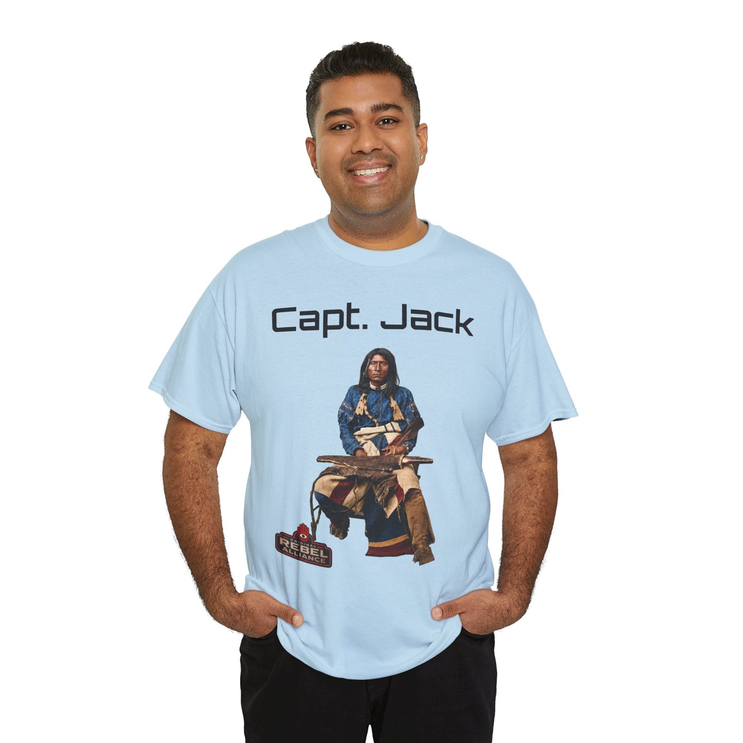 Capt. Jack Graphic Tee — Vintage Captain Illustration Shirt