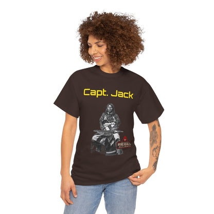 Capt. Jack Graphic Tee — Rebel Archer Vintage Arrow Back Print