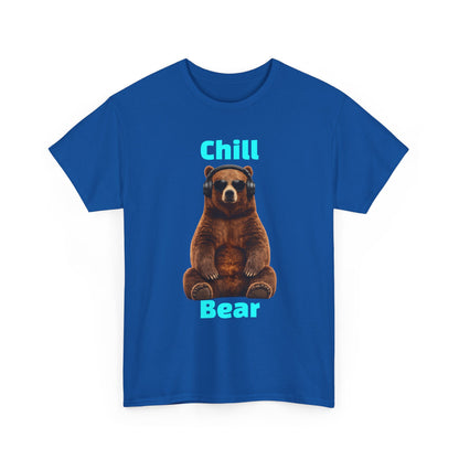 Chill Bear Tee — Cute Relaxed Bear Graphic T-Shirt