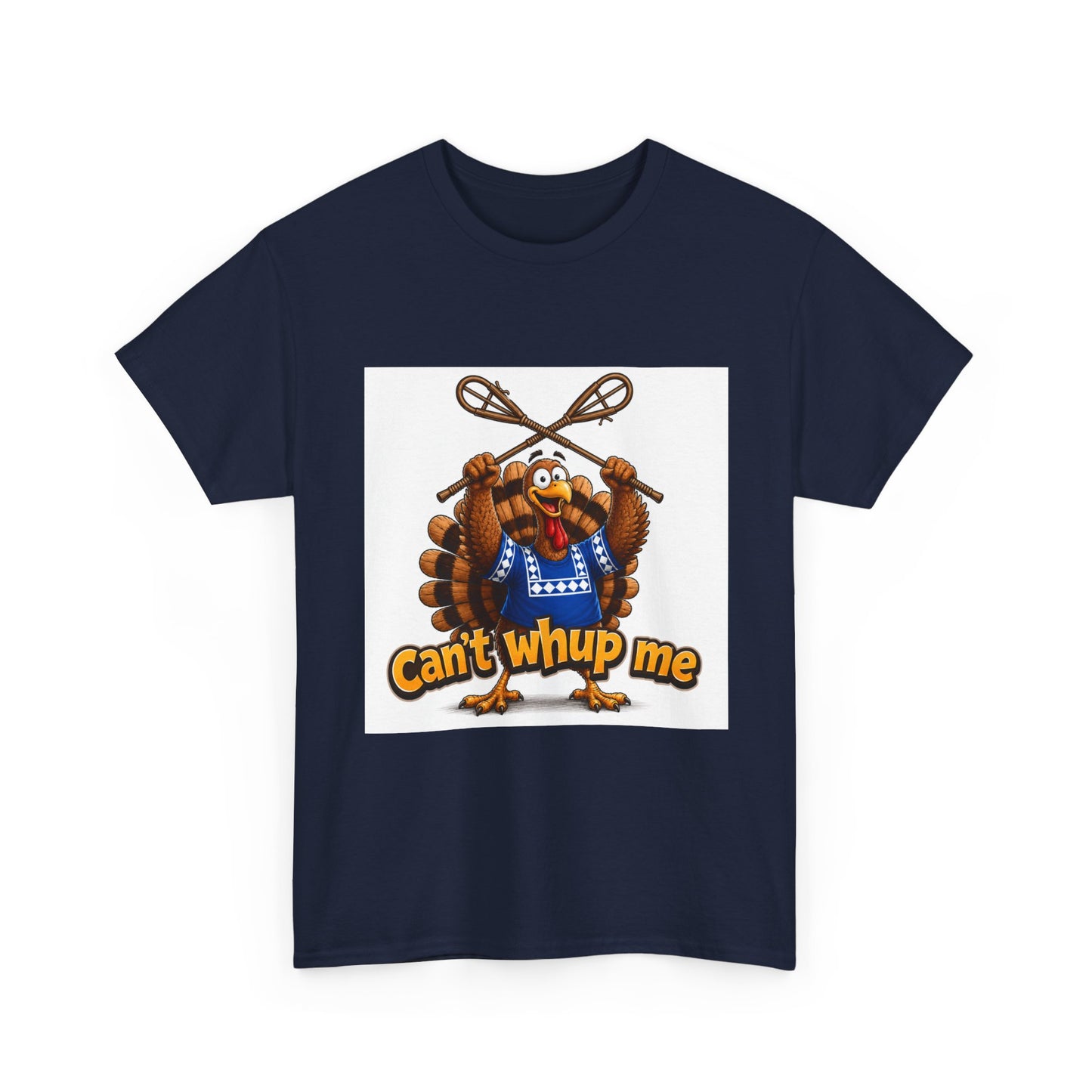 Turkey Mascot Tee — 'Can't Whup Me' Funny Thanksgiving T‑Shirt