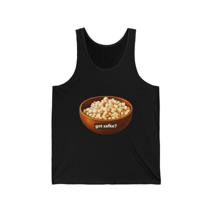 Got Safke Tank Top — "got s afke?" Funny Snack Lover Graphic Tank