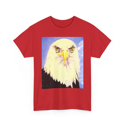 Bald Eagle Graphic Tee — Patriotic Vintage Bird T-Shirt with Arrow Back Design