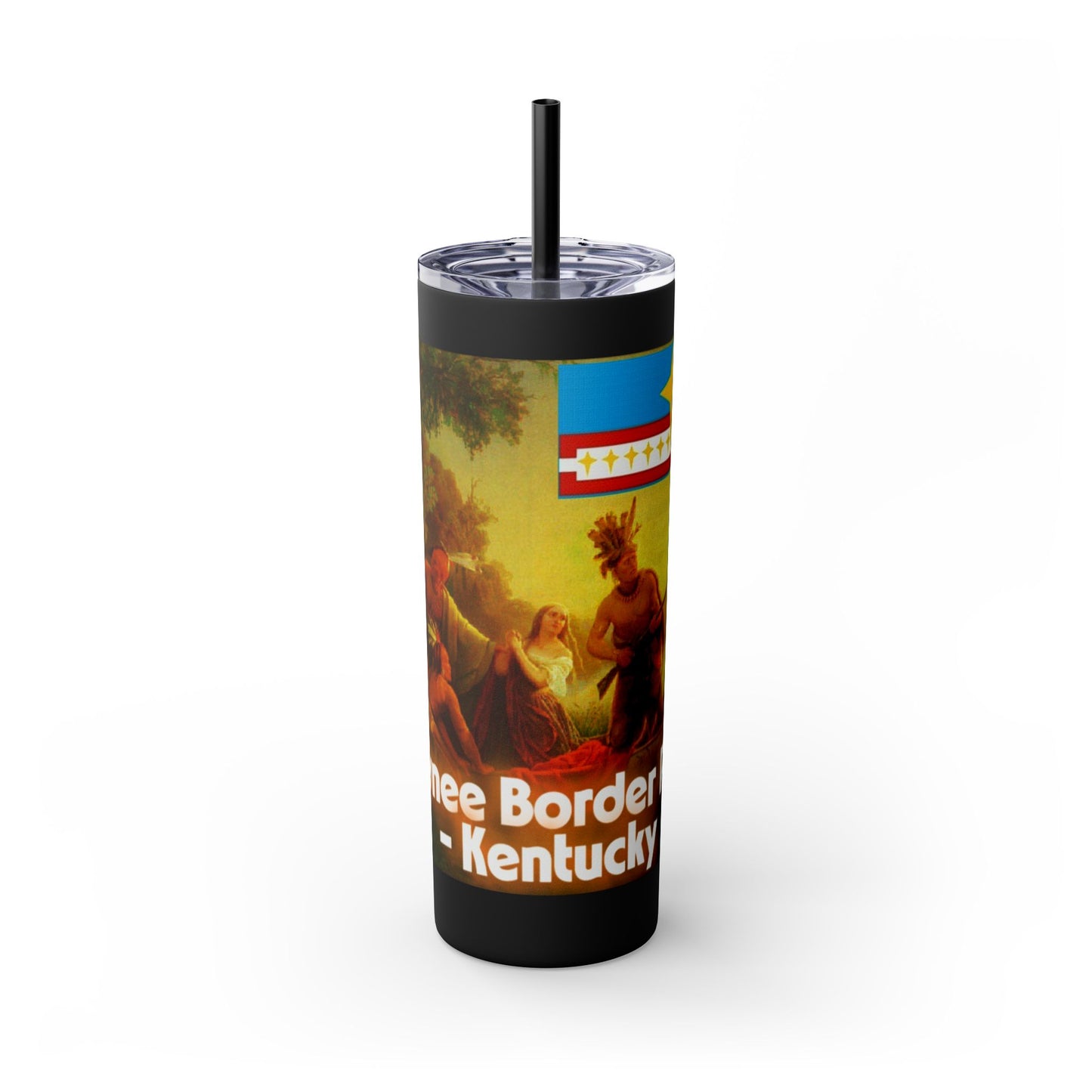 Shawnee N Skinny Tumbler with Straw, 20oz