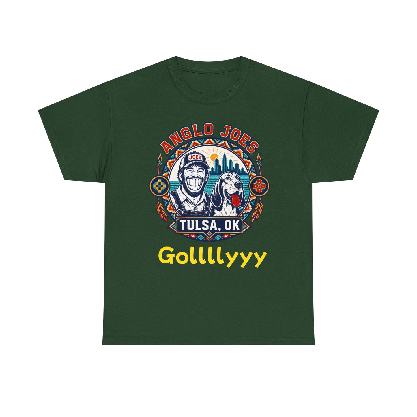 Anglo Joe’s Tulsa Tee Gollllyyyy — 'Gollllyyy' Retro Sports Graphic T-Shirt