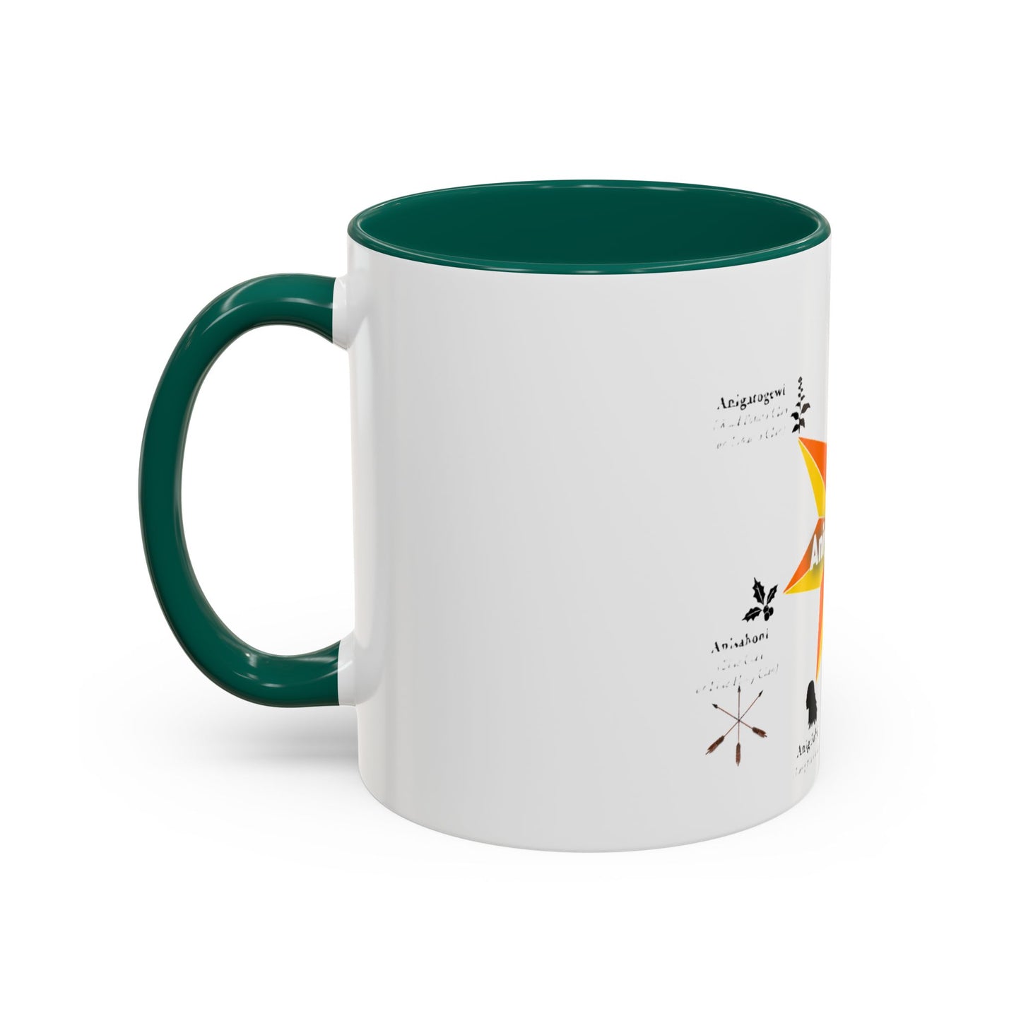Aniyunwiya Star Map Coffee Mug — Native Seneca/Onondaga Language Names