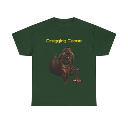 Dragging Canoe Canoe Warrior T-Shirt — Native American Historical Tribute Tee