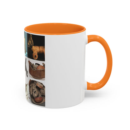 Aztec Artifact Photos Collage Coffee Mug (11oz/15oz)