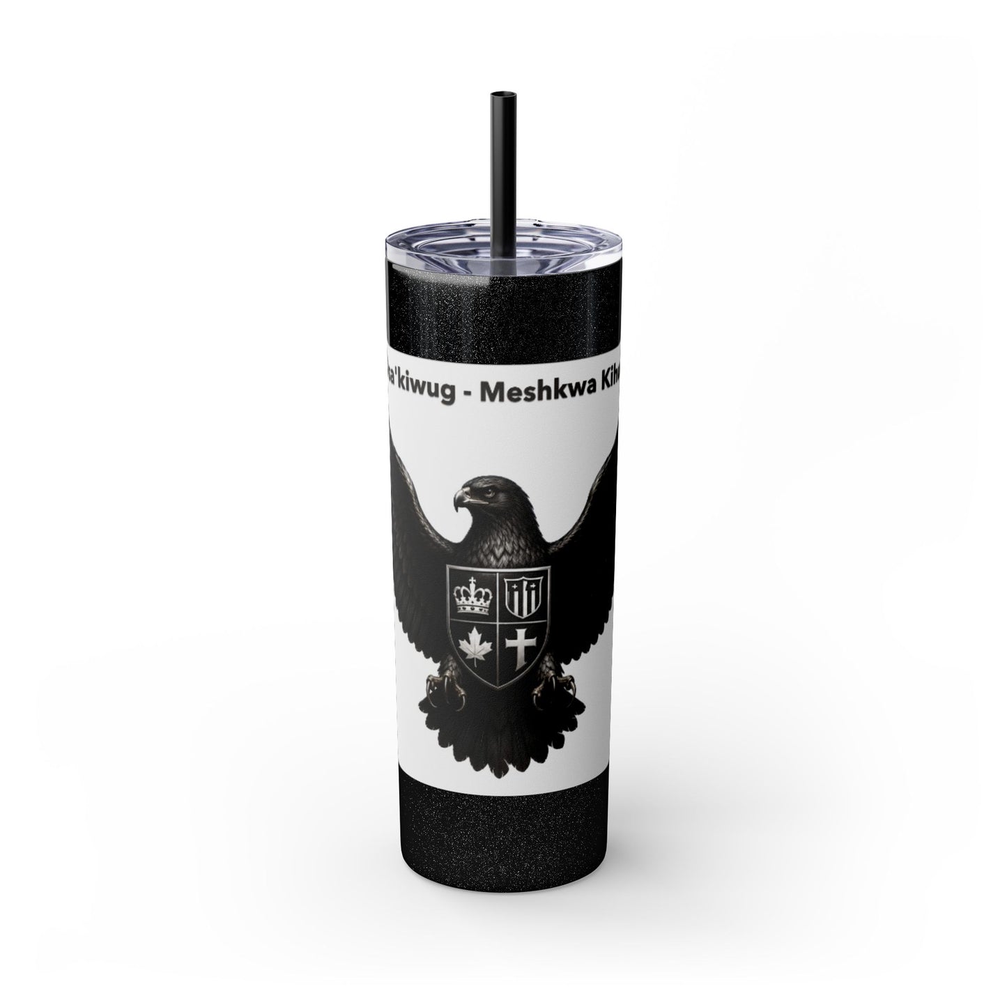 Sac Fox Skinny Tumbler with Straw, 20oz