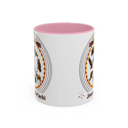 Otoe Missouria Native Animal Circle Mug – 'Jiwere-Nut'achi' Illustrated Coffee Cup (11oz/15oz)