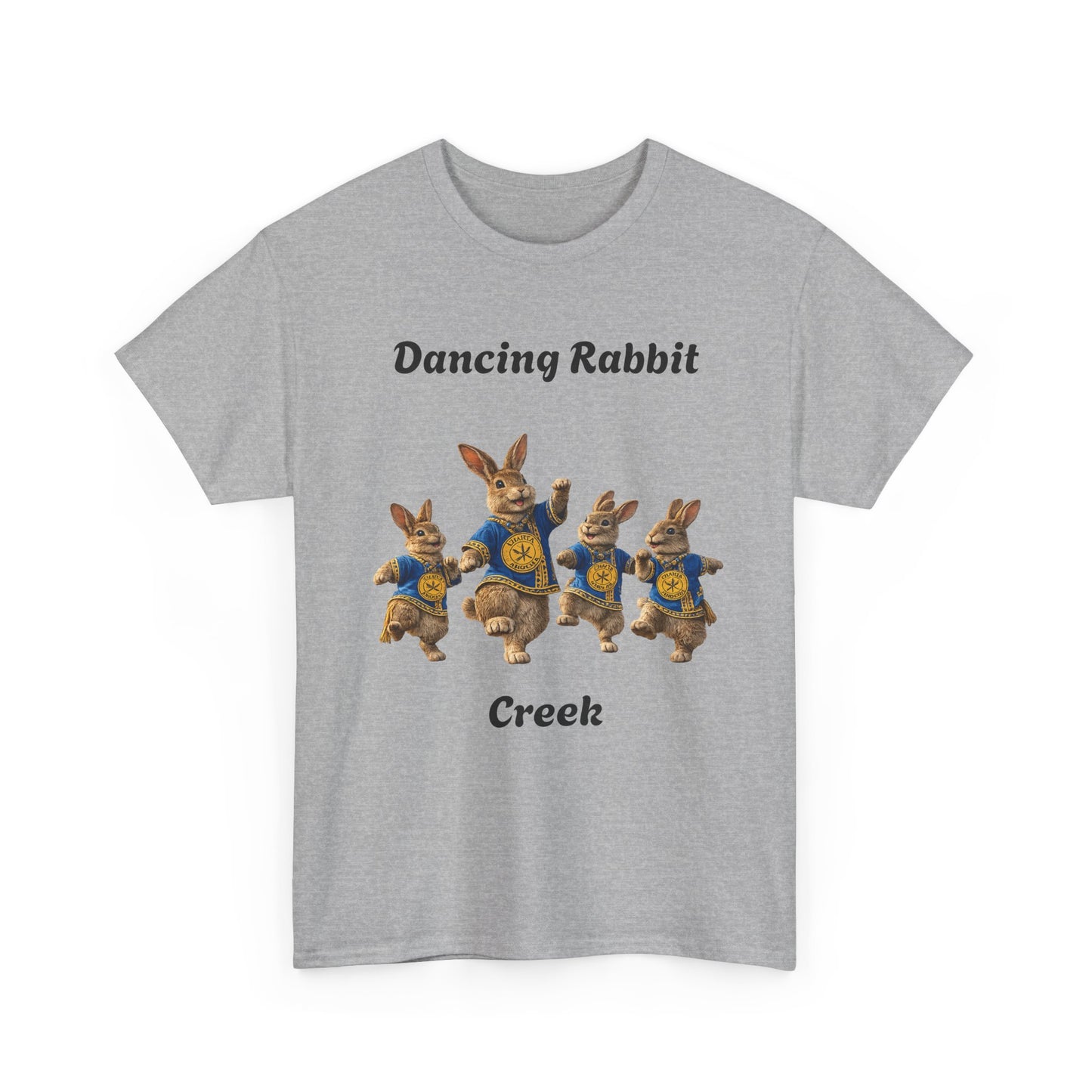 Dancing Rabbit Creek Tee — Vintage Dancing Bunnies Graphic T-Shirt