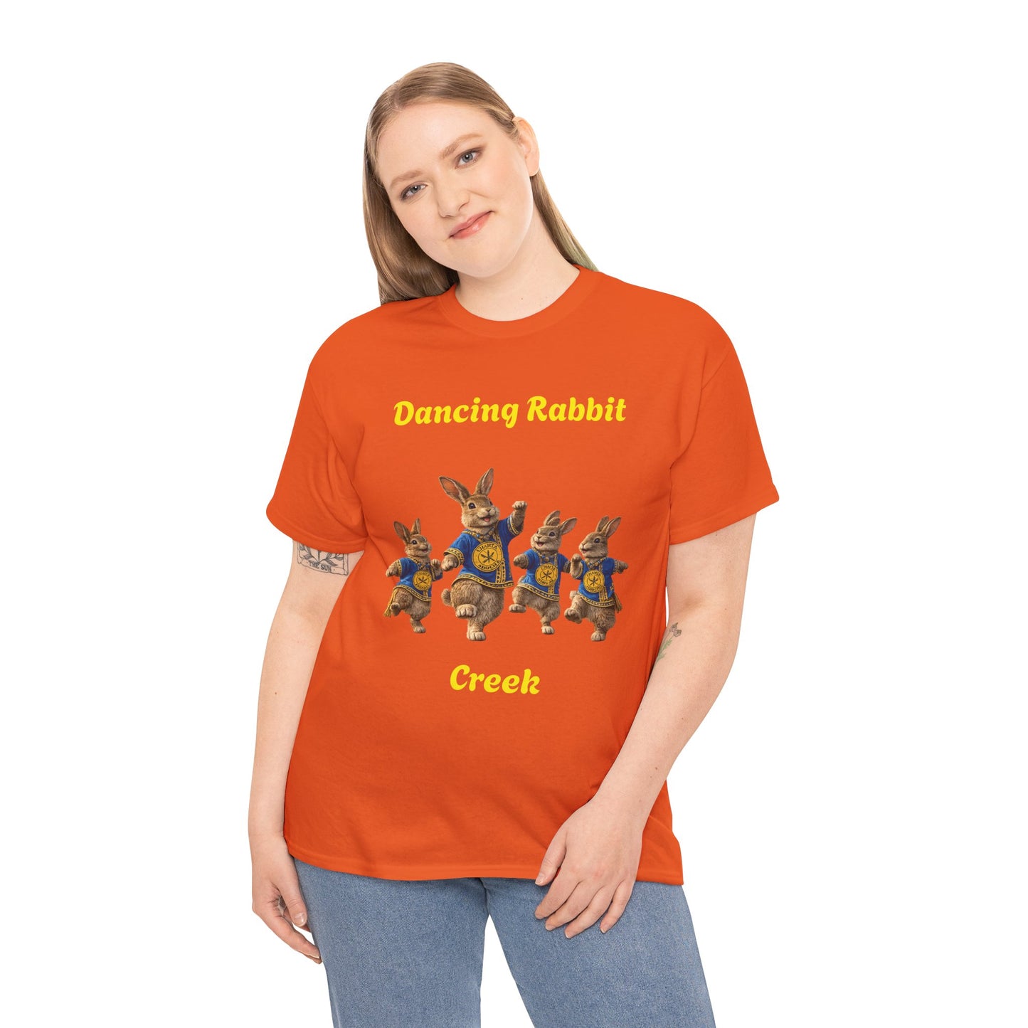 Dancing Rabbit Creek Tee — Vintage Dancing Bunnies Graphic T-Shirt