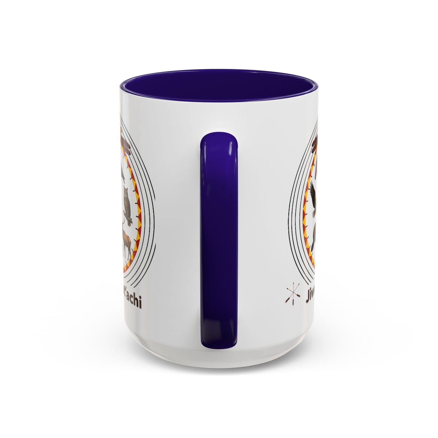 Otoe Missouria Native Animal Circle Mug – 'Jiwere-Nut'achi' Illustrated Coffee Cup (11oz/15oz)