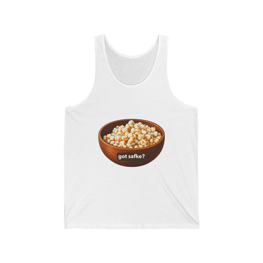 Got Safke Tank Top — "got s afke?" Funny Snack Lover Graphic Tank