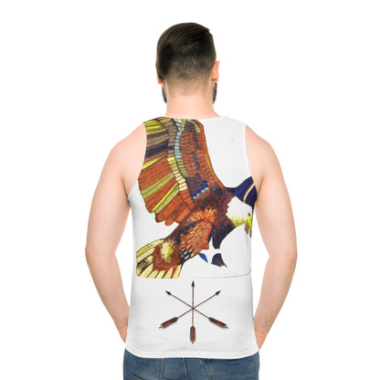 Bald Eagle All-Over Print Tank Top — Patriotic Eagle Graphic Tank