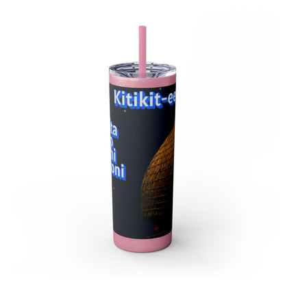 Wichita Skinny Tumbler with Straw, 20oz