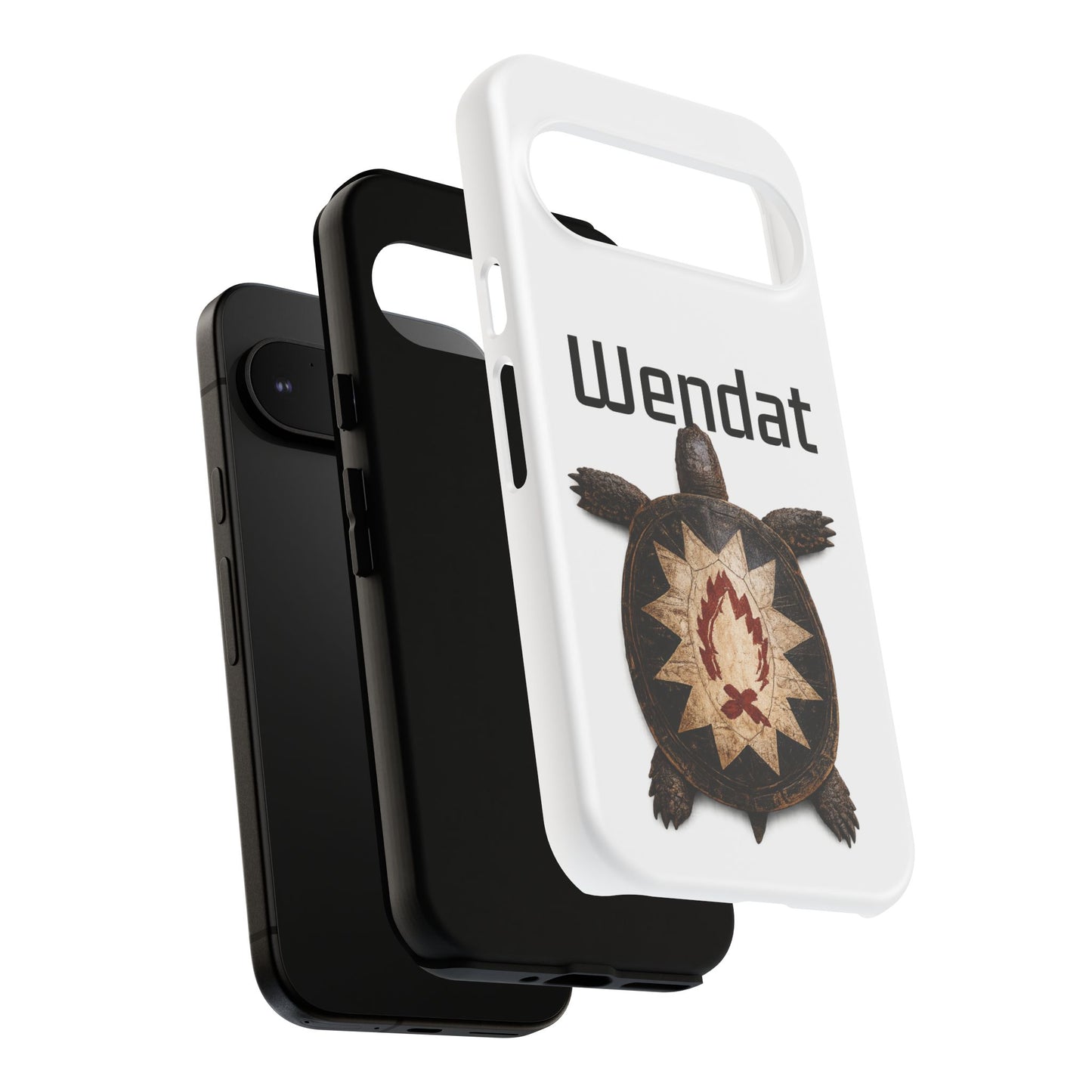 Wyandotte Wendat Turtle Phone Case — Indigenous Turtle Shield Design