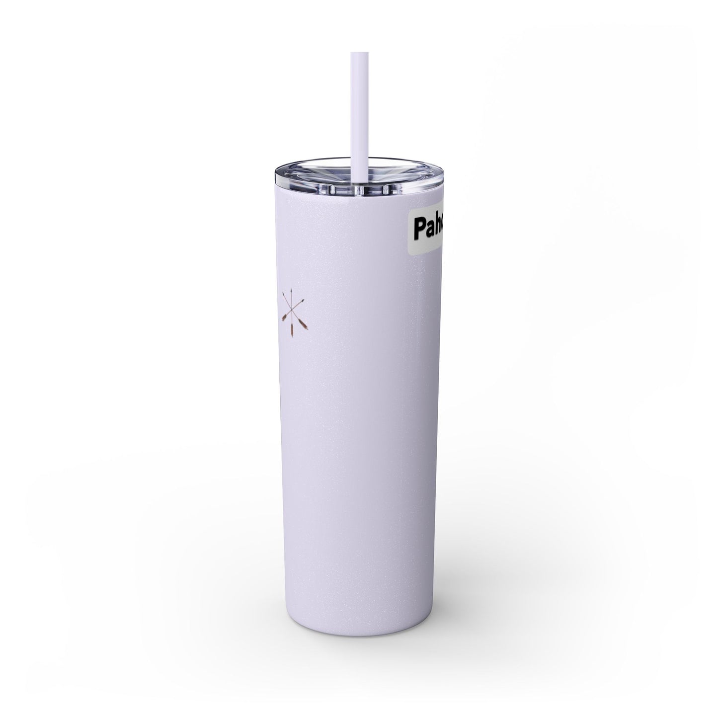Iowa 20oz Skinny Tumbler with Native Dreamcatcher Design - 'Pahodje' Travel Straw Cup
