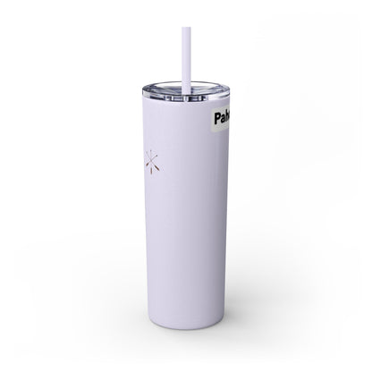 Iowa 20oz Skinny Tumbler with Native Dreamcatcher Design - 'Pahodje' Travel Straw Cup