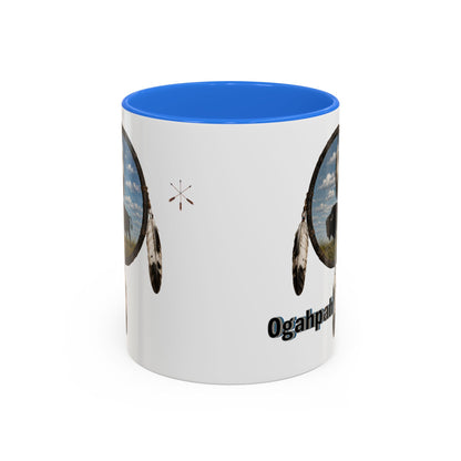 Quapaw Buffalo Mug – Ogahpah Native Spirit Ceramic Coffee Cup (11oz/15oz)