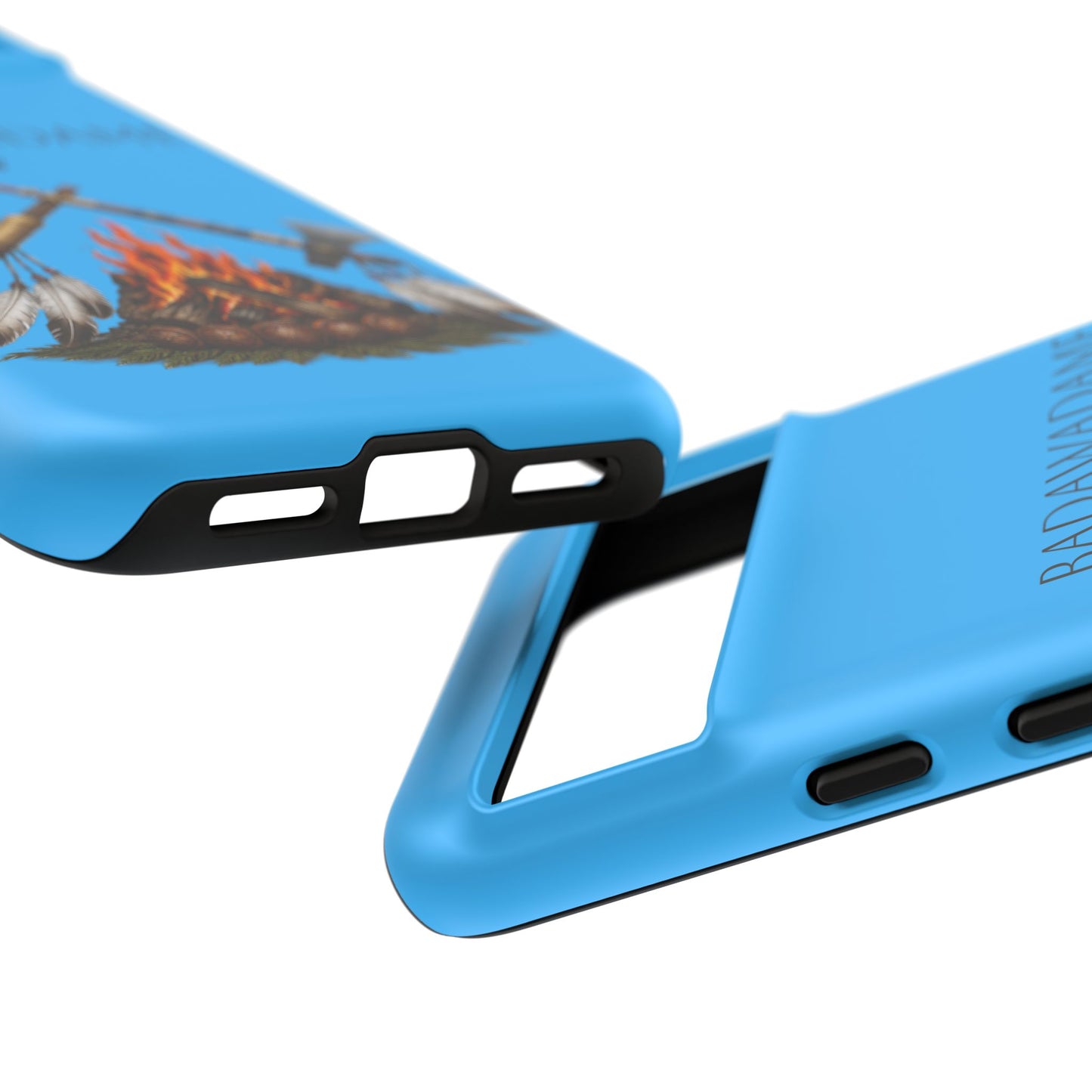 Pottawatomi Tough Cases: 'Badawadame Nadaw' Campfire & Tools Phone Case