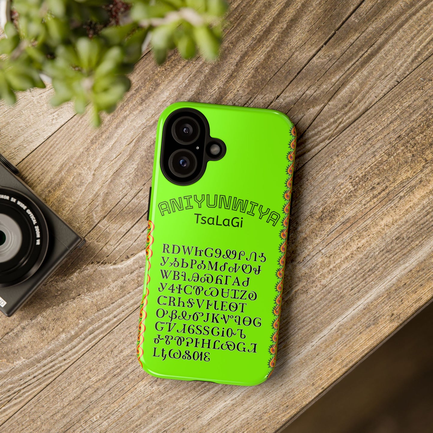 Cherokee Phone Case — Anityuniwya TsaLaGi Star Design (Protective Tough Case)